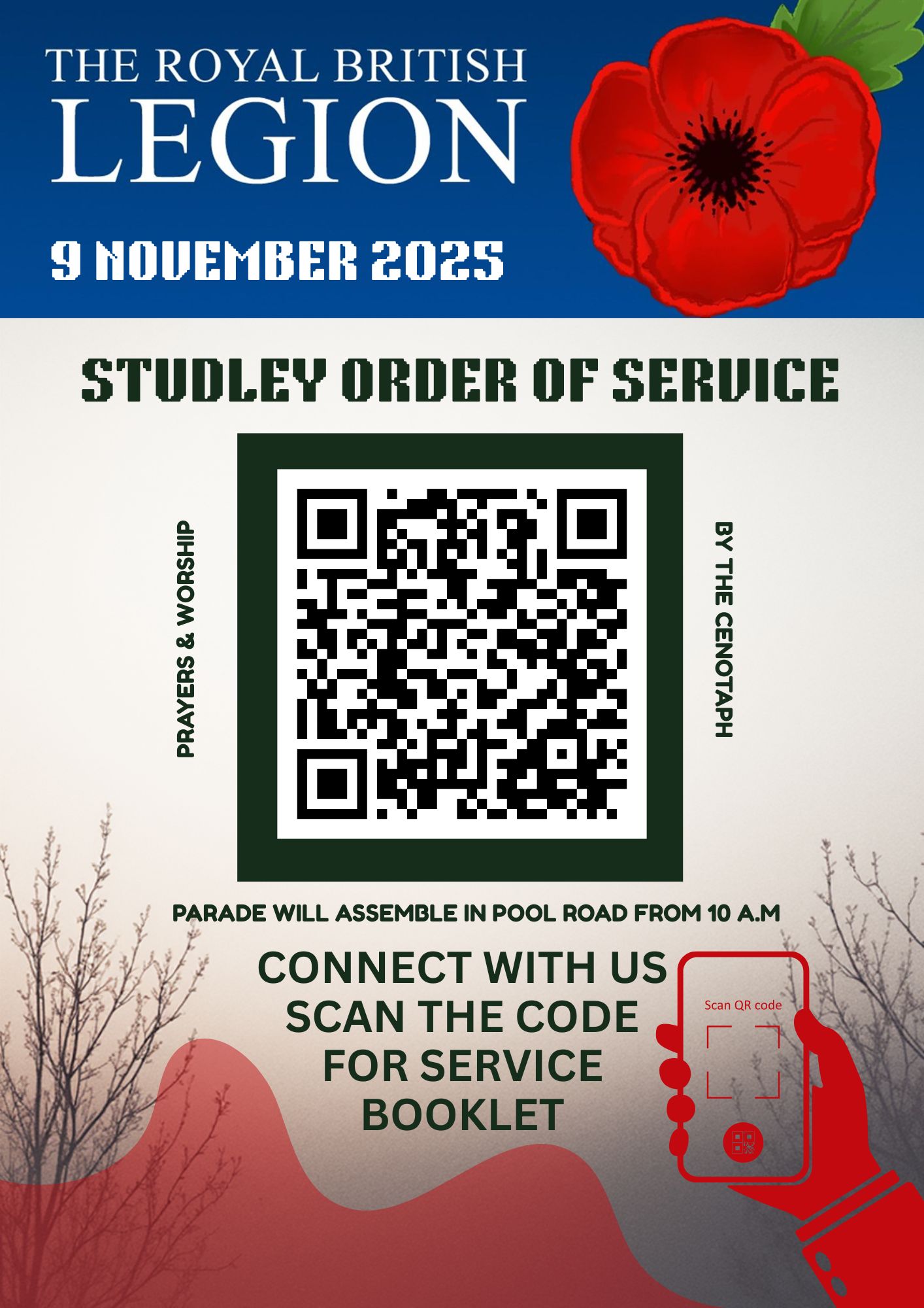 Green Square Minimalist QR Cod